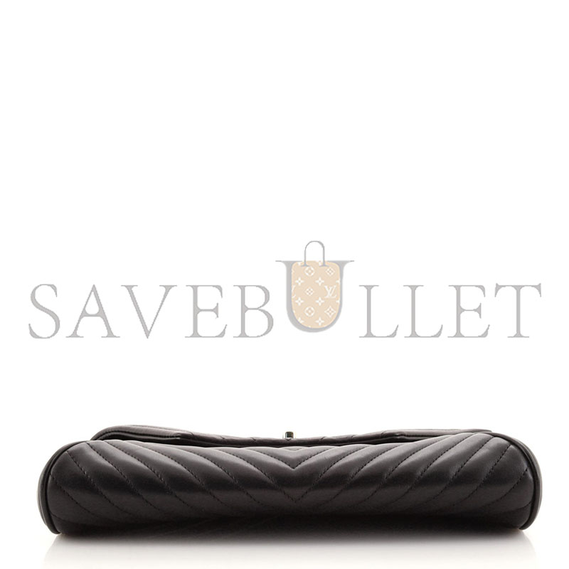 CHANEL FOLD UP AGAIN CLUTCH CHEVRON SHEEPSKIN (31*19*6cm) 